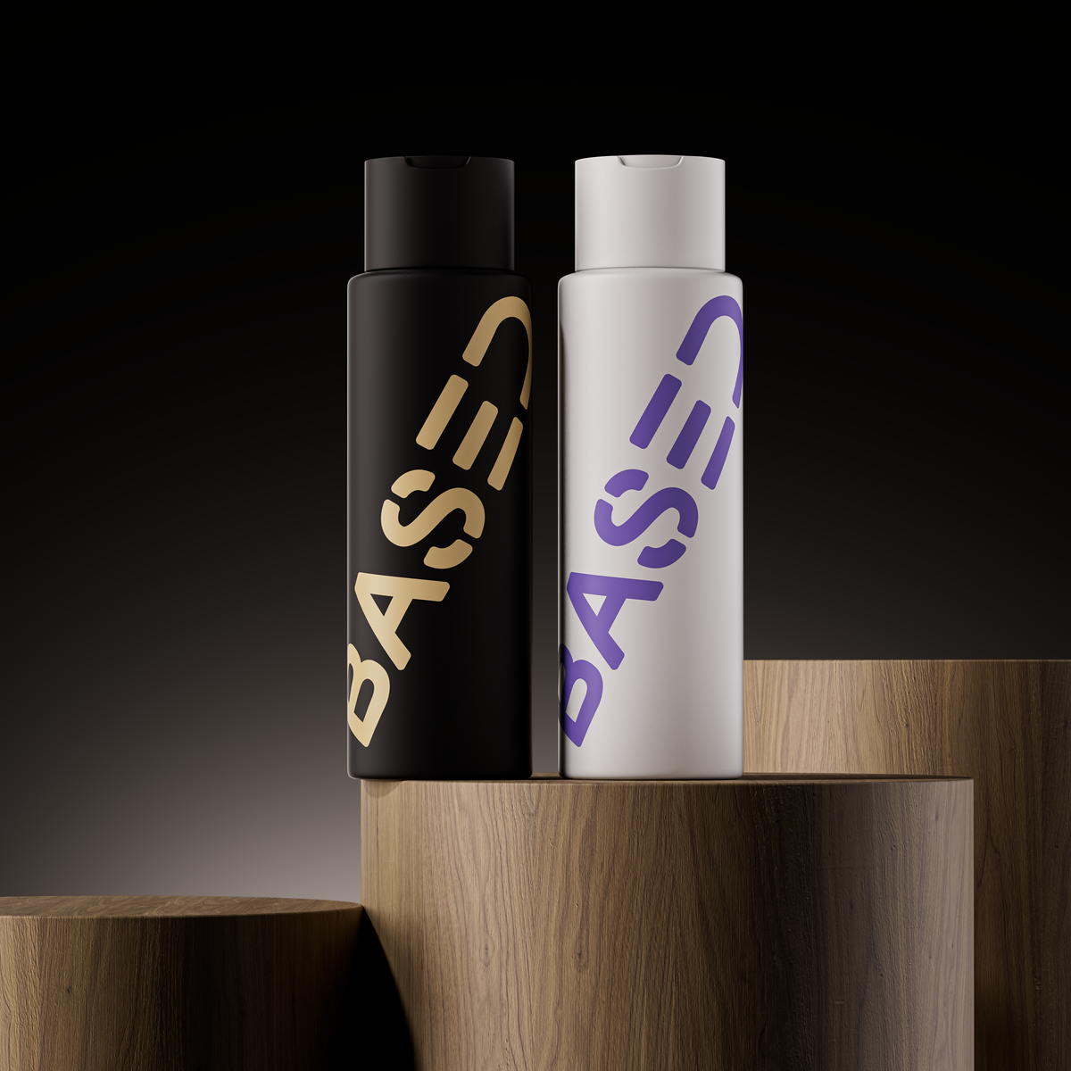 BASED Shower Duo on wooden plinths